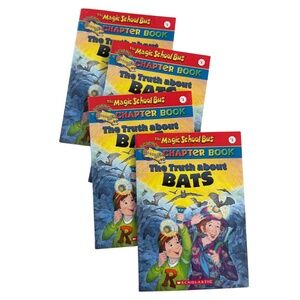 📚 The Magic School Bus – The Truth About Bats (Set of 4 Chapter Books)